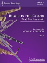 Black Is the Color Concert Band sheet music cover